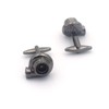 3D Gun Black Mini Turbo Cufflinks