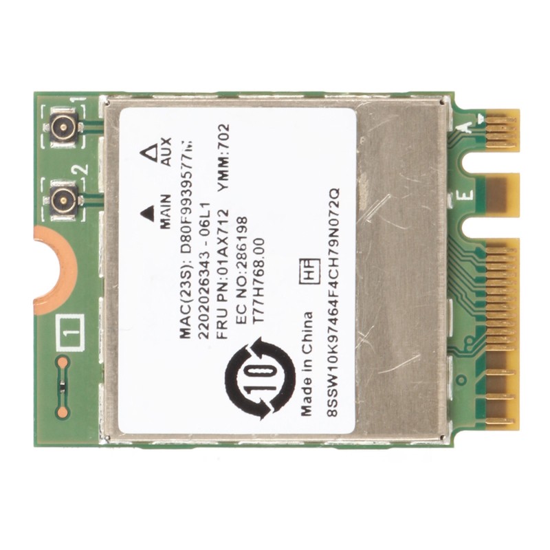 RTL8822BE Network Card 01AX712 433Mbps WiFi Bluetooth 4.0 M.2 NGFF