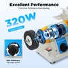 320W Desktop Polishing Machine, Multi-Function Grinder Jewelry Rock Polishing Buffer
