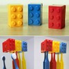 3pcs Brick Design Toothbrush Case Cover Holder Set for Office,