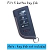 RUNZUIE 2Pcs Silicone Smart Remote Key Fob for 2022 2023