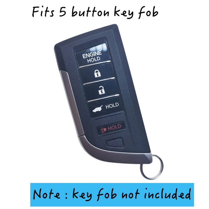 RUNZUIE 2Pcs Silicone Smart Remote Key Fob for 2022 2023