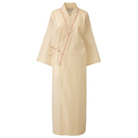 Medical Kazen Patient Clothes (Gown Type), Beige L (Brown)