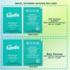 Gisdo 50 Pcs Wet Wipes, Fragrance Free, Plant Based, Aloe