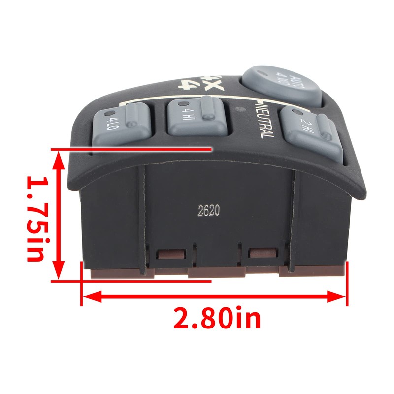 partszen 4 Wheel Drive Shift Switch for Chevy Blazer S10