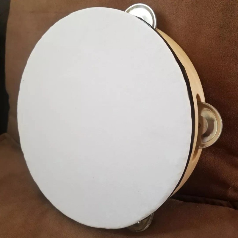 CASTILLO DIDÁCTICO Pandero De Madera #7 Fino, Musical 17cm. De