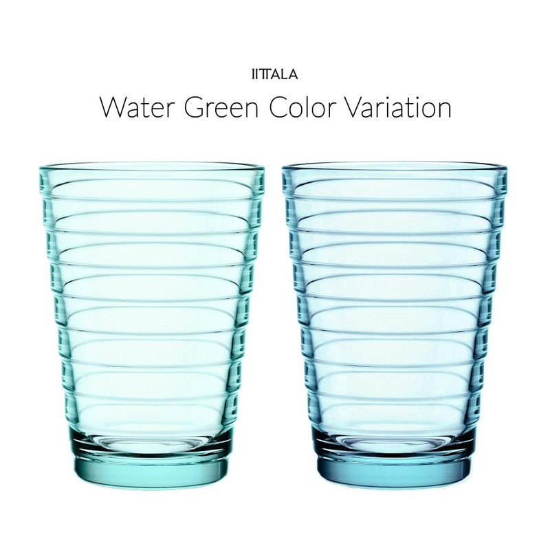 iittala Aino Aalto Water Green Large Tumblers - Set of