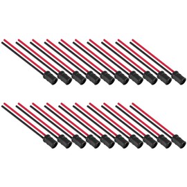 T10 W5W Fassung,Bulb Socket Holder,20pcs T10 W5W Light Bulb Extension Socket Holder Connector Soft Rubber for Cars Bikes Boats T10 Socket Push In w5w lampenfassung t10 bulb holder