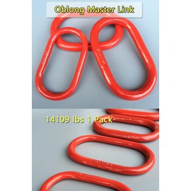 Master Link Heavy-Duty Chain Coupling for 14109LB - Durable Powder Coated Industrial Link for Construction, Farm & Machinery - Heavy Duty Safety Chain Connector【6.4T】