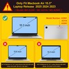 Mektron Compatible with M4 MacBook Air 15 inch Case 2025