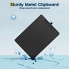 Juvealoe Aluminum Metal Clipboard with Pen Holoder, 8.5 x 11