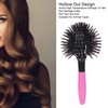 3D Bomb Curling Hair Brush, 360 Degree Round Ball Hair