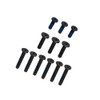 Gintai 12PCS(6long 3 Medium 3short) Black Laptop Bottom Case Screws