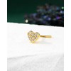 COCHARM 14K Gold Plated 925 Sterling Silver Nose Ring Stud