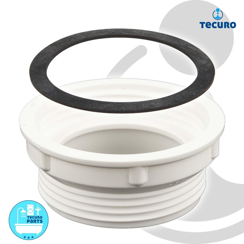Tecuro Height Compensation Joint Adapter for Siphon Outlet 1 1/2
