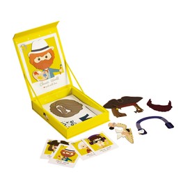 Classic World Magnetic Box Children | Magnetic Game Faces from 3 Years | Children's Game with 44 Pieces | Magnetic Children's Game for Creative Play | Magnetic Game for on the Go