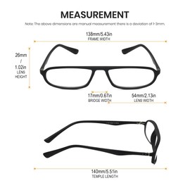 Calabria TR917 Flexie Sport Oval Bendable Reading Glasses +0.75 Black Men Women Single Power Reader Flexible Italy Design