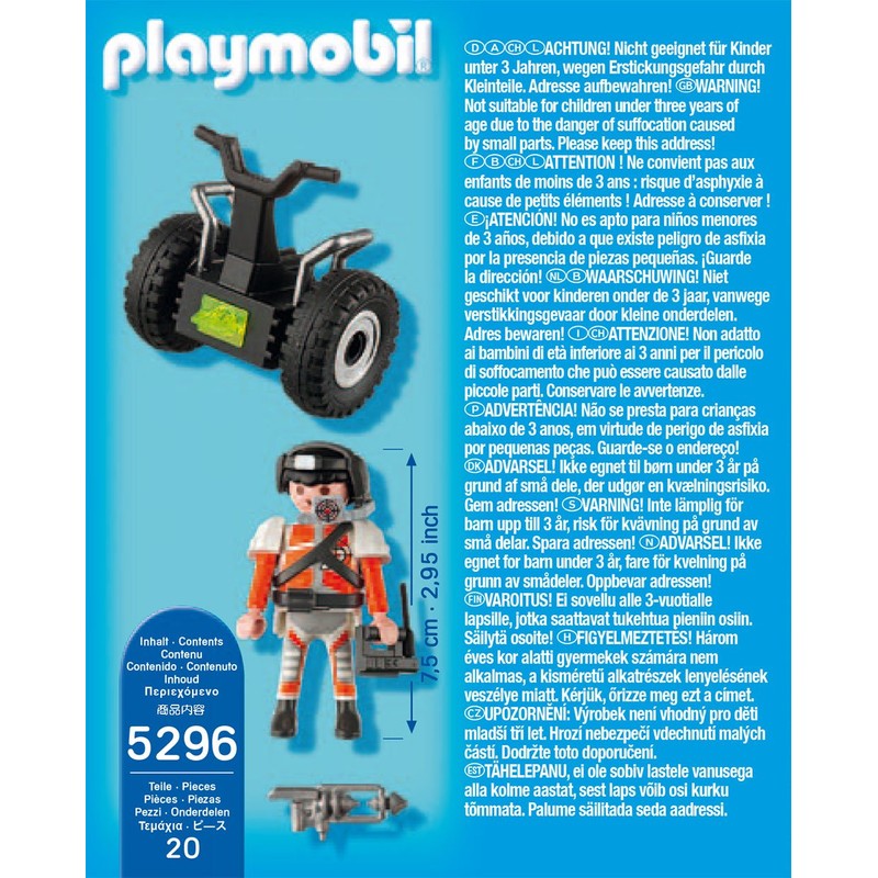 PLAYMOBIL 5296 Top Agent mit Balance-Racer