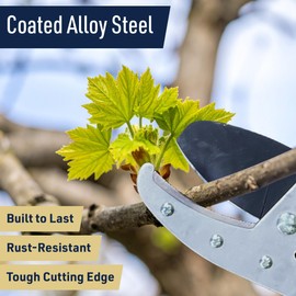 Anvil Lopper Replacement Blade - Large Coated Alloy Steel Blade for Double Ratcheting Anvil Loppers for Tree Trimming Heavy Duty Pruners - Gardening Tools by Kings County Tools