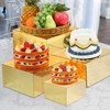 Geelin 8 Pack Acrylic Cube Risers Acrylic Boxes for Food
