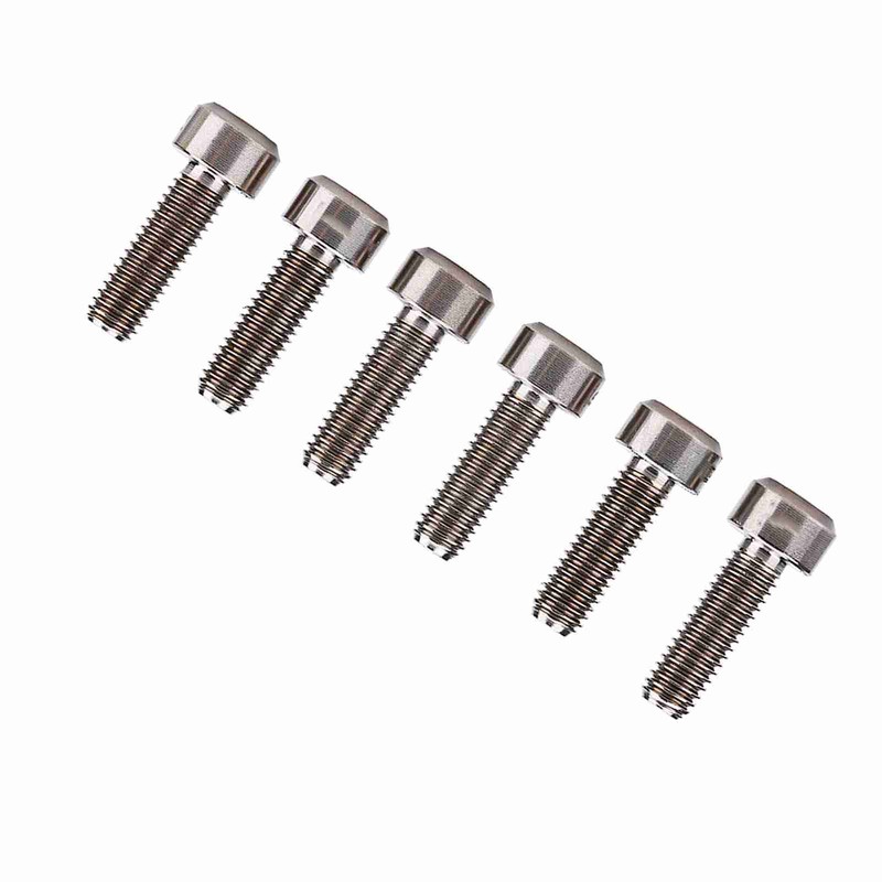 6pcs set M5*16mm Titanium Alloy Bike Fixed Stem Bolts For