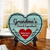Grandma's Secret Ingredient: Extra love, Always Table Sign with Acrylic