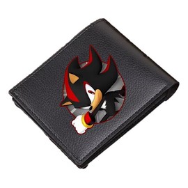 TCB Creations Sonics Shadow Cartoon Hedgehog Character Bi-Fold Wallet