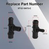 FUSCH 2PCS HVAC Heater Water Hose Tee Connector Compatible with