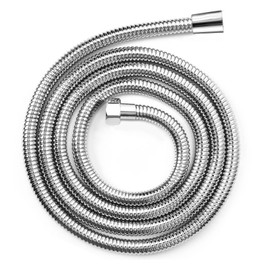 Oupukle Shower Hose 2 m Stainless Steel Flexible Universal Shower Hose with Premium Double Brass Head Shower Hose 200 cm Anti-Twist, Anti-Kink