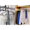 Byomostor Plastic Hangers 50 Pack, Light Weight Durable Clothes Hangers