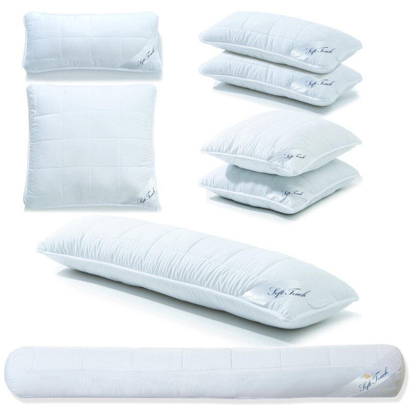 aqua-textil Soft Touch Pillow 40 x 80 cm, Microfibre Neck