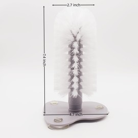 DoubleWood Turtle Brush with Suction Cup for Tank, 2 Pcs Turtle Toys for Aquatic Tank, Turtle Tank Accessories, Turtle Scratcher for Tank Aquatic Turtle Toys (2 PCS)