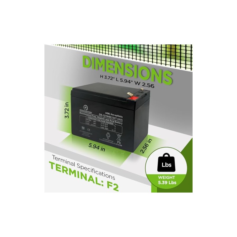 Razor Dirt Quad Battery Kit