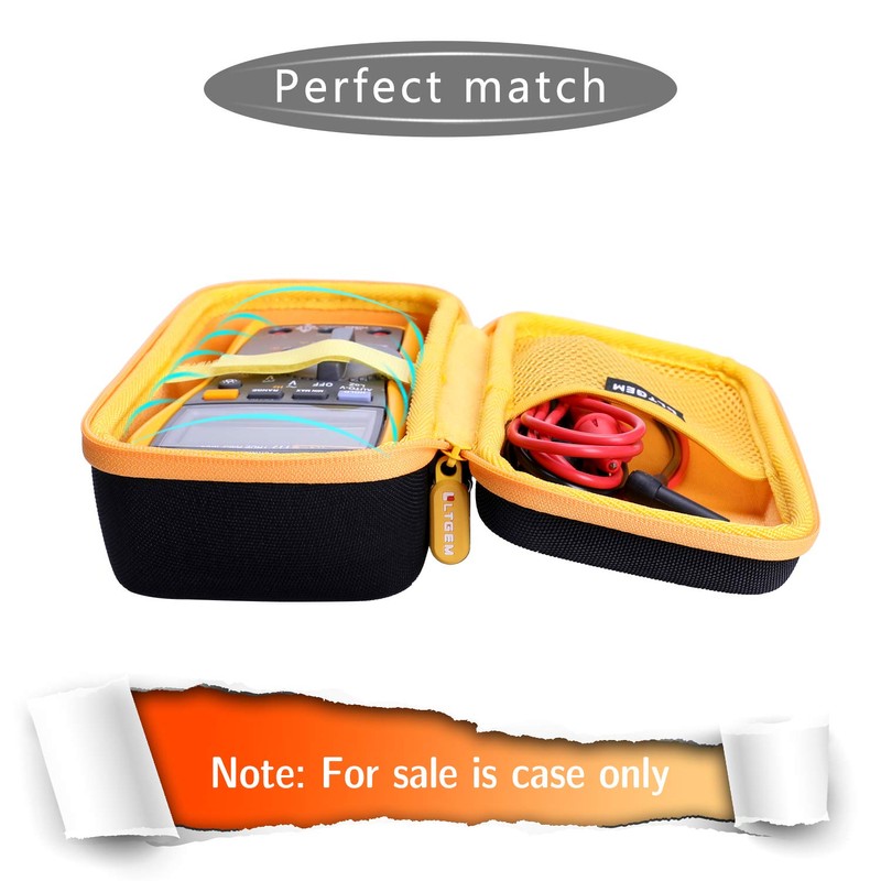 LTGEM Tool Carrying Case Compatible with Fluke 117/115/116/114/113 Digital Multimeter,