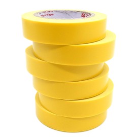 Maveek Electrical Tape 0.6 Inch 15M Yellow Electrical Insulation Tape, 50 Feet, 6 Pack