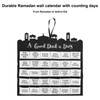 Count Down Ramadan Calendar, with Pockets Count Down Non‑Woven Fabric