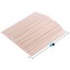 H&S Wooden Sticks Wood Dowel Rods 100pcs 15cm x 4mm
