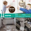 Child Safety Cabinet Strap Locks - OKEFAN 12 Pack Baby