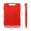 Meiikun Clipboard with Storage, Plastic Clipboards 8.5x11 with Pen Holder,
