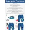 2-Pack Iron-On Denim Patches for Jeans Oval Knee and Elbow