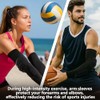 Pack of 2 Elbow Support Forearm Sleeves with Padding Elbow
