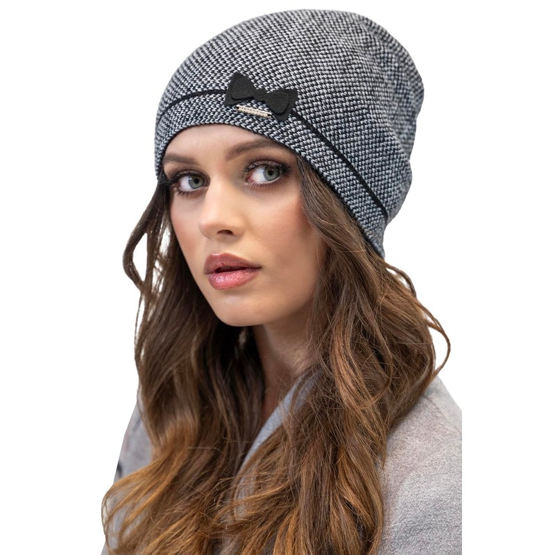 VIVISENCE Women's Winter Knitted Hat Warm Winter Hat with Wool