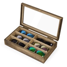 SRIWATANA Sunglasses Storage Case, Glasses Storage Box, Collection Case, Jewelry Storage, Small Accessories Storage Organizer, Eyeglass Case, Single tier, Jewelry Box