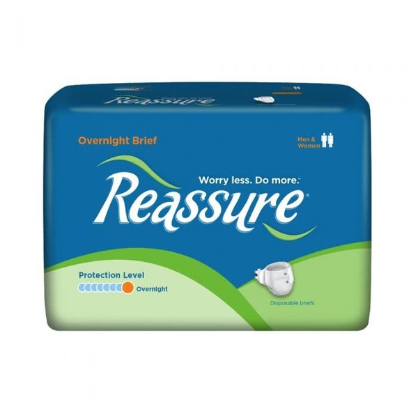 Reassure Overnight Briefs - XXL (58" - 68" Waist) -