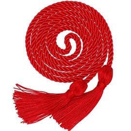 Graduation Honor Cord with Tassels for Grad Days and Graduation Students (Red)