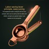 Huleo Exprimidor, exprimidor de Prensa Manual ergonómico de Acero Inoxidable