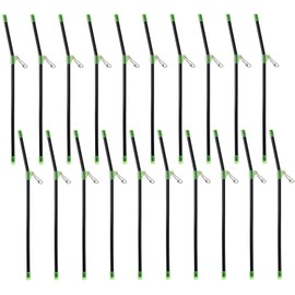 Fizdoqg Anti Tangle Boom Pack of 20 Fishing Accessories Anti Tangle Boom with Swivel Anti Tangle Tube Tangle Boom Fishing for Carp Fishing