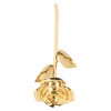 24K Gold Plated Rose Clear Texture Romantic Exquisite Long Lasting