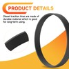 222-108 Diesel Traction Tire - 7/8" Traction Engine Rubber Tires