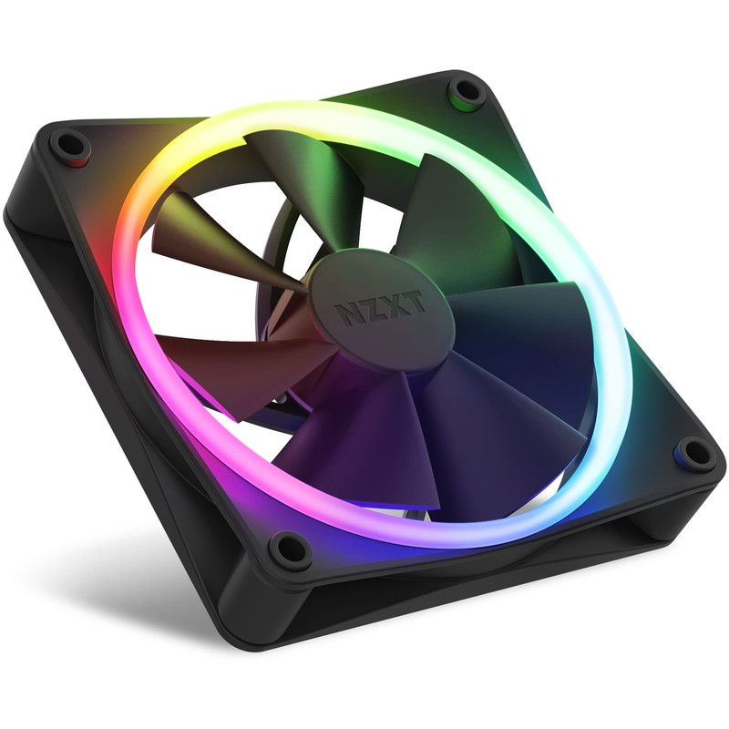 NZXT Kit 3 Ventiladores F120 120MM Negro RGB